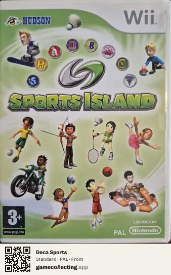 Deca Sports Nintendo Wii, PAL box front