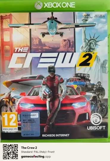 The Crew 2 Xbox One, Italy box front