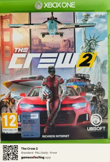 The Crew 2 Xbox One, Italy box front