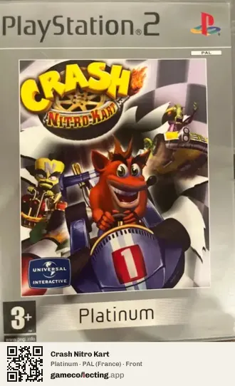 Crash Nitro Kart PlayStation 2, France box front