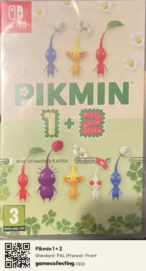 Pikmin 1 + 2 Nintendo Switch, France box front