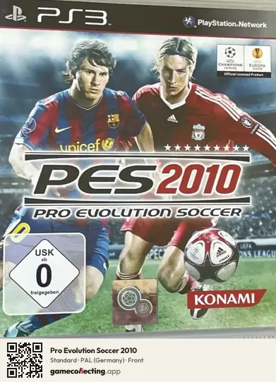 Pro Evolution Soccer 2010 PlayStation 3, Germany box front