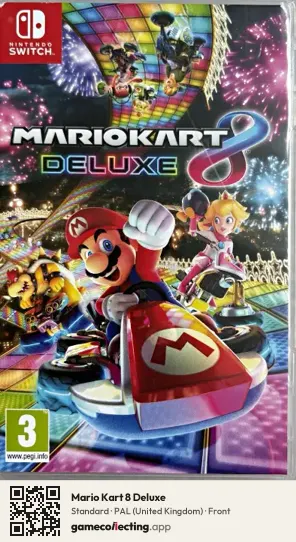 Mario Kart 8 Deluxe Nintendo Switch, United Kingdom box front