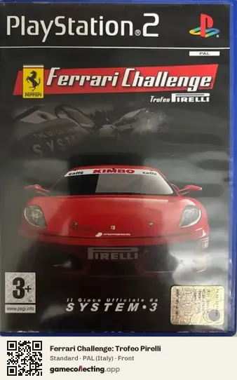 Ferrari Challenge: Trofeo Pirelli PlayStation 2, Italy box front