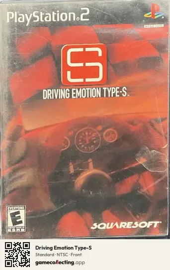 Driving Emotion Type-S PlayStation 2, NTSC box front
