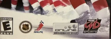 NHL Hitz Pro, the ESRB box on its front