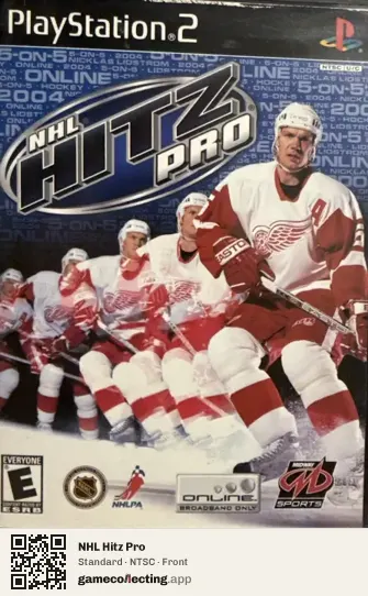 NHL Hitz Pro PlayStation 2, NTSC box front