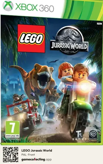 LEGO Jurassic World Xbox 360, PAL box front