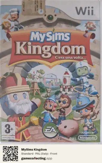 MySims Kingdom Nintendo Wii, Italy box front