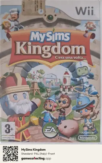 MySims Kingdom Nintendo Wii, Italy box front