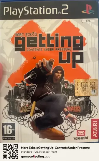 Marc Ecko's Getting Up: Contents Under Pressure PlayStation 2, France box front