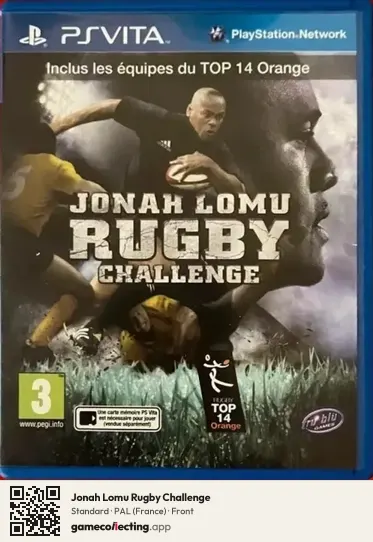 Jonah Lomu Rugby Challenge PlayStation Vita, France box front