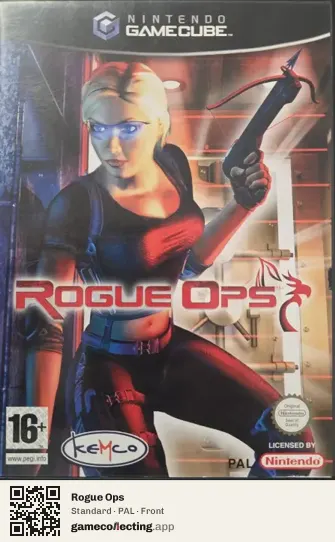Rogue Ops Nintendo GameCube, PAL box front