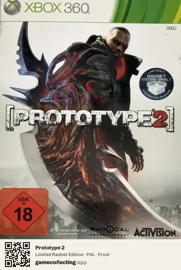 Prototype 2 Xbox 360, PAL box front