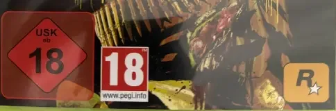 Red Dead Redemption: Undead Nightmare, the USK square on its front