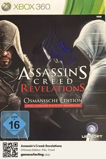 Assassin's Creed: Revelations Xbox 360, PAL box front