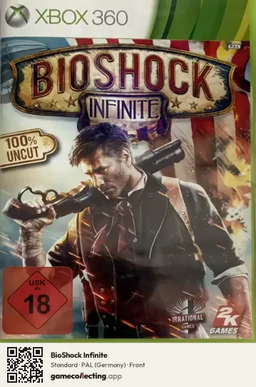 BioShock Infinite Xbox 360, Germany box front