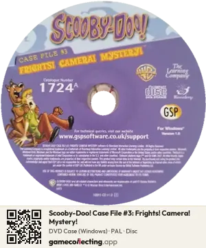 Scooby-Doo! Case File #3: Frights! Camera! Mystery! Computer, PAL disc