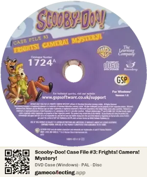 Scooby-Doo! Case File #3: Frights! Camera! Mystery! Computer, PAL disc