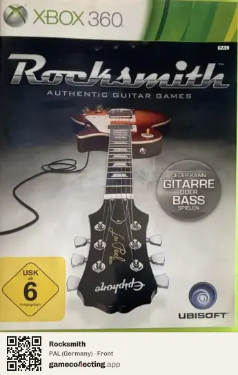 Rocksmith Xbox 360, Germany box front