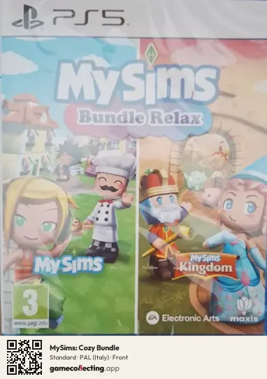 MySims: Cozy Bundle PlayStation 5, Italy box front