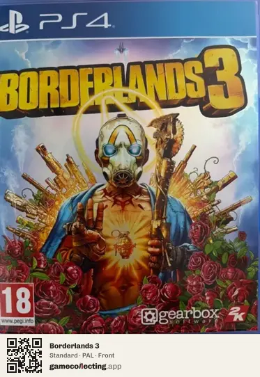 Borderlands 3 PlayStation 4, PAL box front