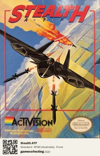 Stealth ATF Nintendo Entertainment System, Australia box front