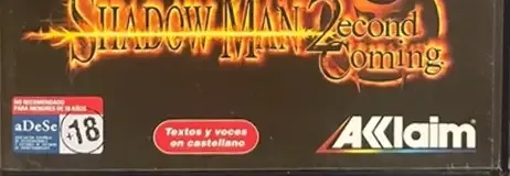 Shadow Man: 2econd Coming, the ADESE mark on its front