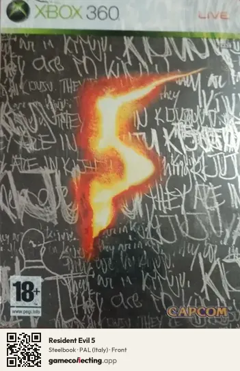 Resident Evil 5 Xbox 360, Italy box front