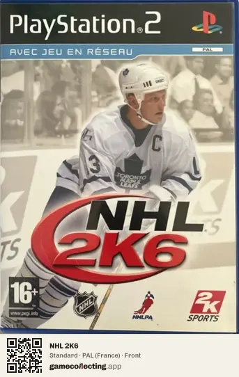 NHL 2K6 PlayStation 2, France box front
