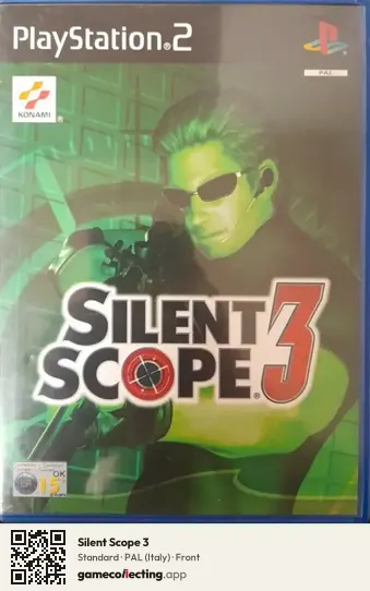 Silent Scope 3 PlayStation 2, Italy box front