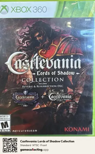 Castlevania: Lords of Shadow Collection Xbox 360, NTSC box front