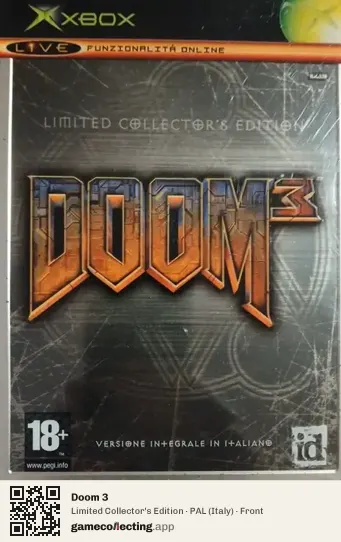 Doom 3 Xbox, Italy box front