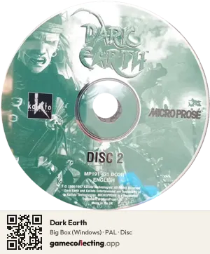 Dark Earth Computer, PAL disc