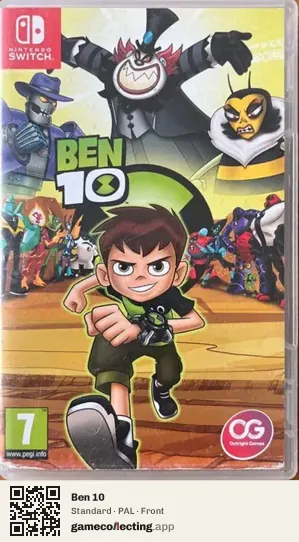 Ben 10 Nintendo Switch, PAL box front