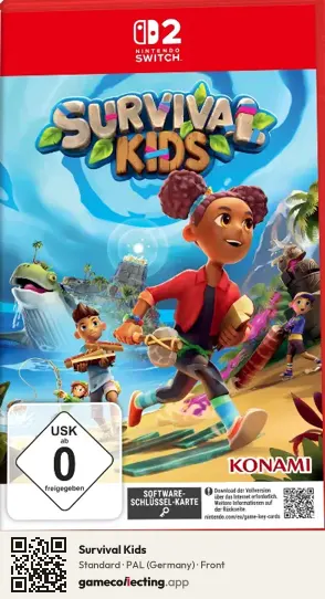 Survival Kids Nintendo Switch 2, Germany box front