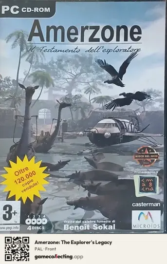 Amerzone: The Explorer's Legacy Computer, PAL box front
