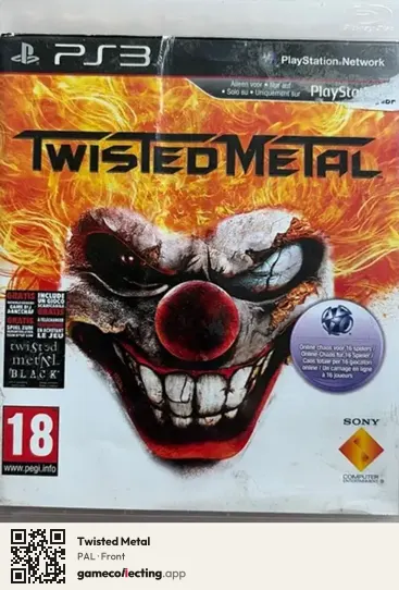 Twisted Metal PlayStation 3, PAL box front