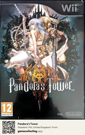 Pandora's Tower Nintendo Wii, United Kingdom box front