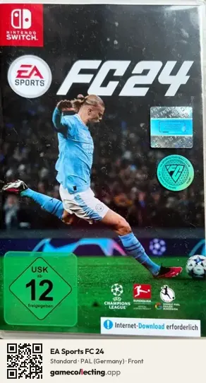 EA Sports FC 24 Nintendo Switch, Germany box front