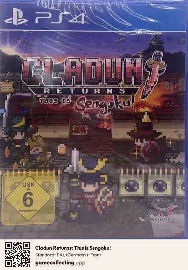 Cladun Returns: This is Sengoku! PlayStation 4, Germany box front