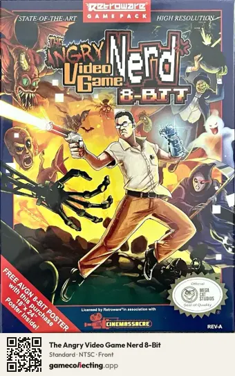 The Angry Video Game Nerd 8-Bit Nintendo Entertainment System, NTSC box front