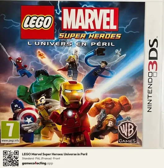 LEGO Marvel Super Heroes: Universe in Peril Nintendo 3DS, France box front