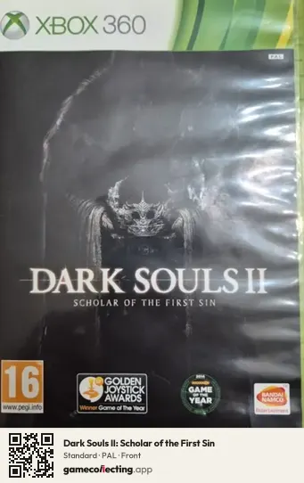 Dark Souls II: Scholar of the First Sin Xbox 360, PAL box front
