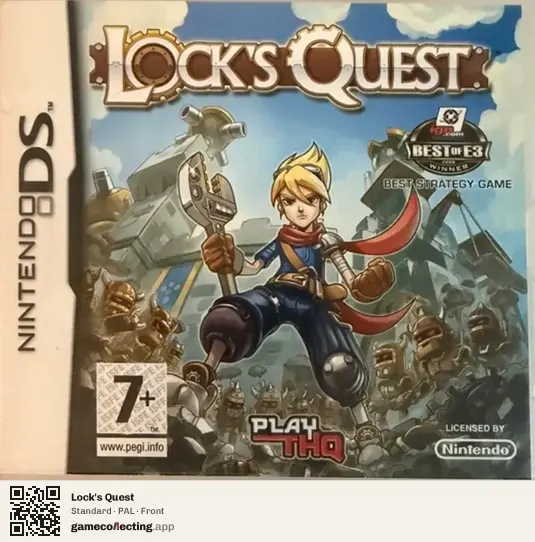 Lock's Quest Nintendo DS, PAL box front
