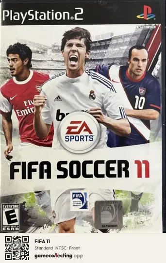 FIFA 11 PlayStation 2, NTSC box front