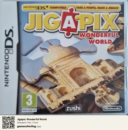 Jigapix: Wonderful World Nintendo DS, PAL box front