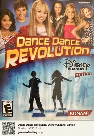 Dance Dance Revolution: Disney Channel Edition PlayStation 2, NTSC box front