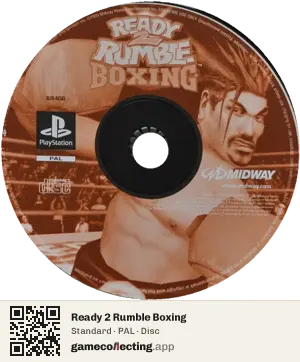 Ready 2 Rumble Boxing PlayStation, PAL disc