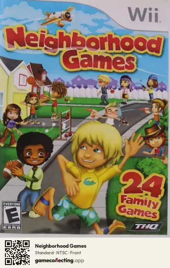 Neighborhood Games Nintendo Wii, NTSC box front
